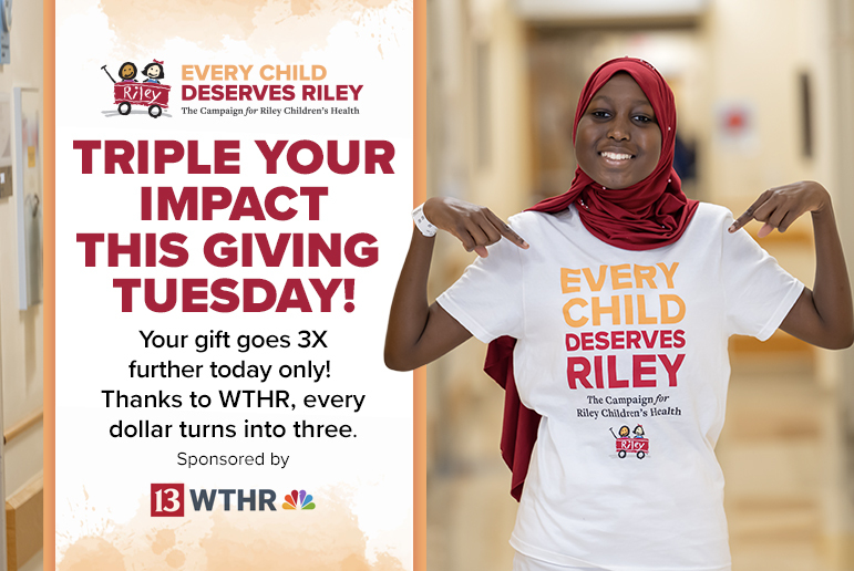 TRIPLE Your Gift this Giving Tuesday!