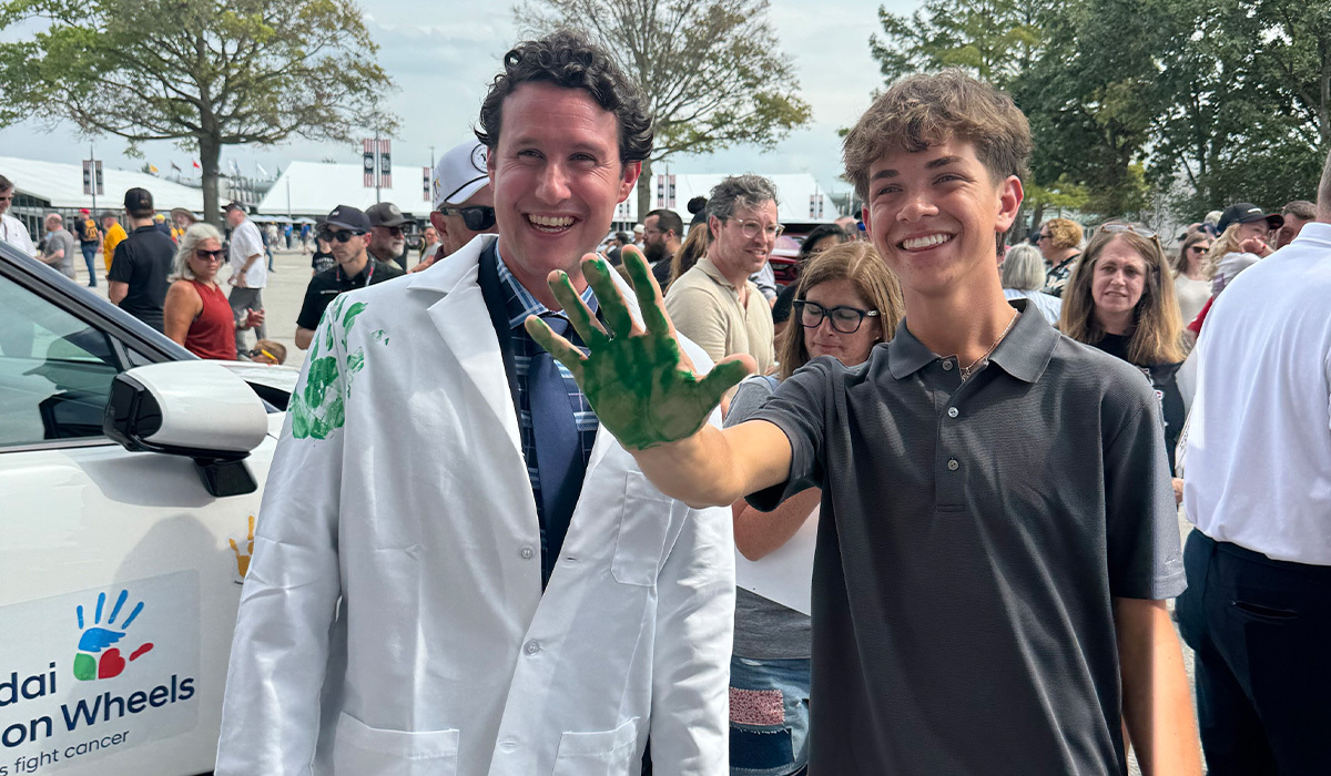 Dr. Rhodes with Ty Ralstin