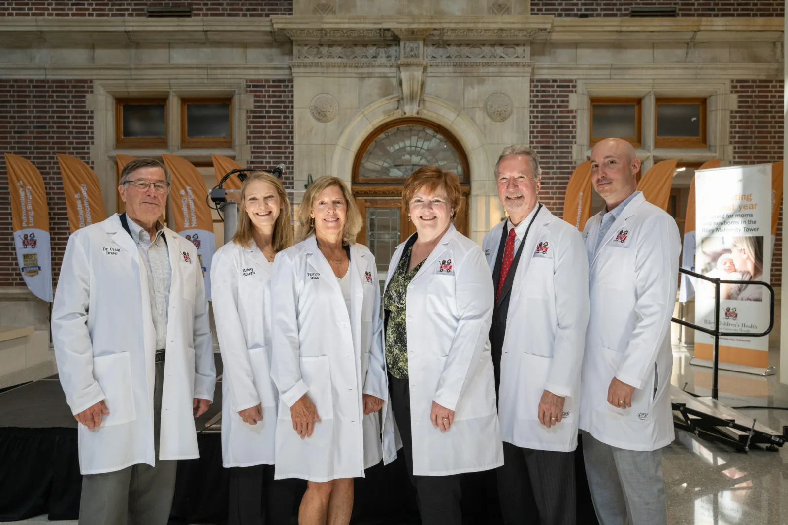 Walther Cancer Foundation researchers posing for photo