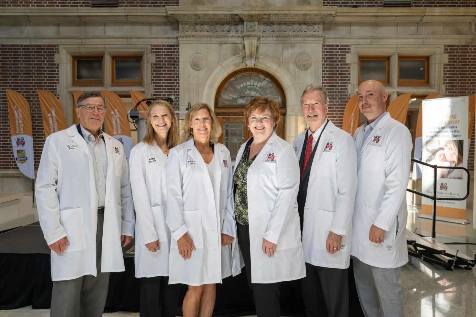 Walther Cancer Foundation researchers pose for photo