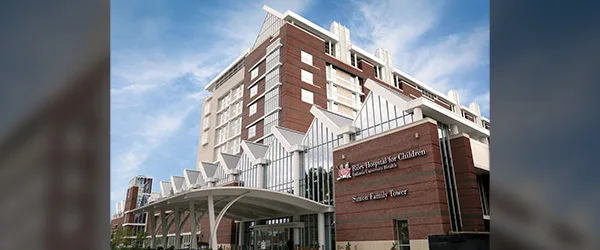 Riley Children's Hospital exterior view
