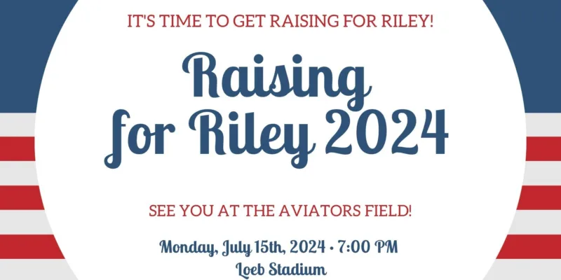 Raising for Riley 2024 flyer logo