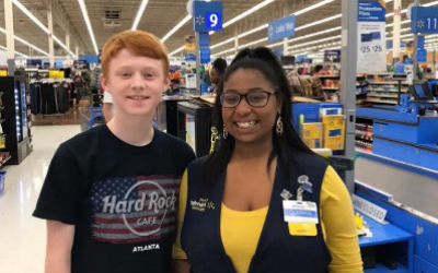 Walmart raises for Riley